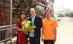 Climate Connections: BBC charters Mekong Eyes River Cruiser to report from the Mekong Delta
